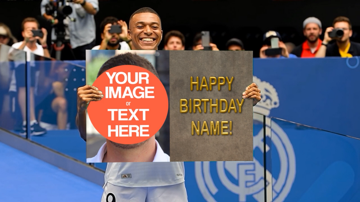 Happy Birthday from Mbappé