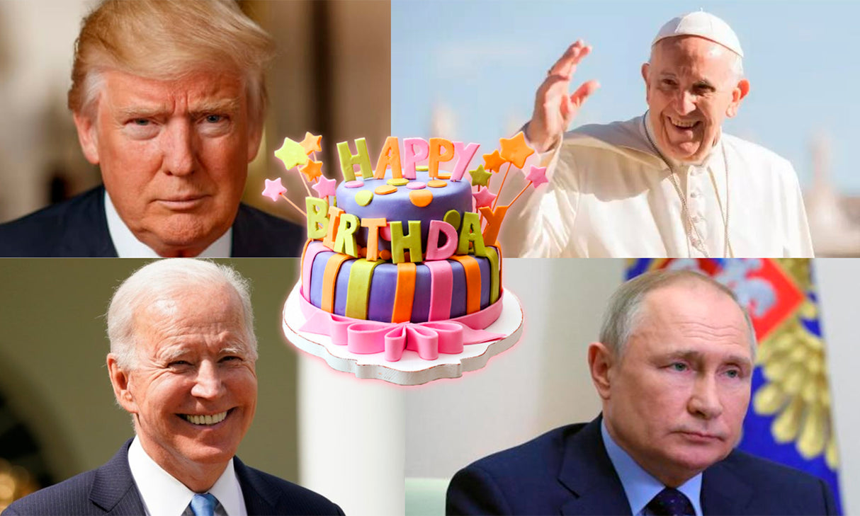 Happy Birthday from famous icons