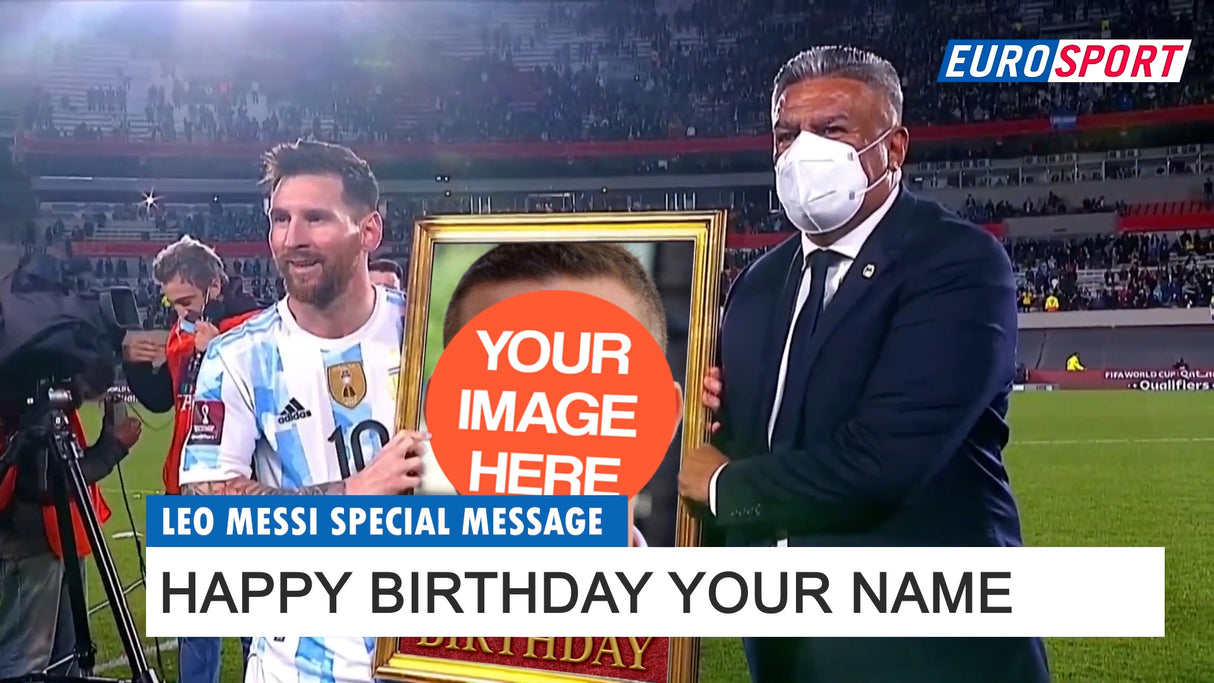 Happy Birthday from Messi